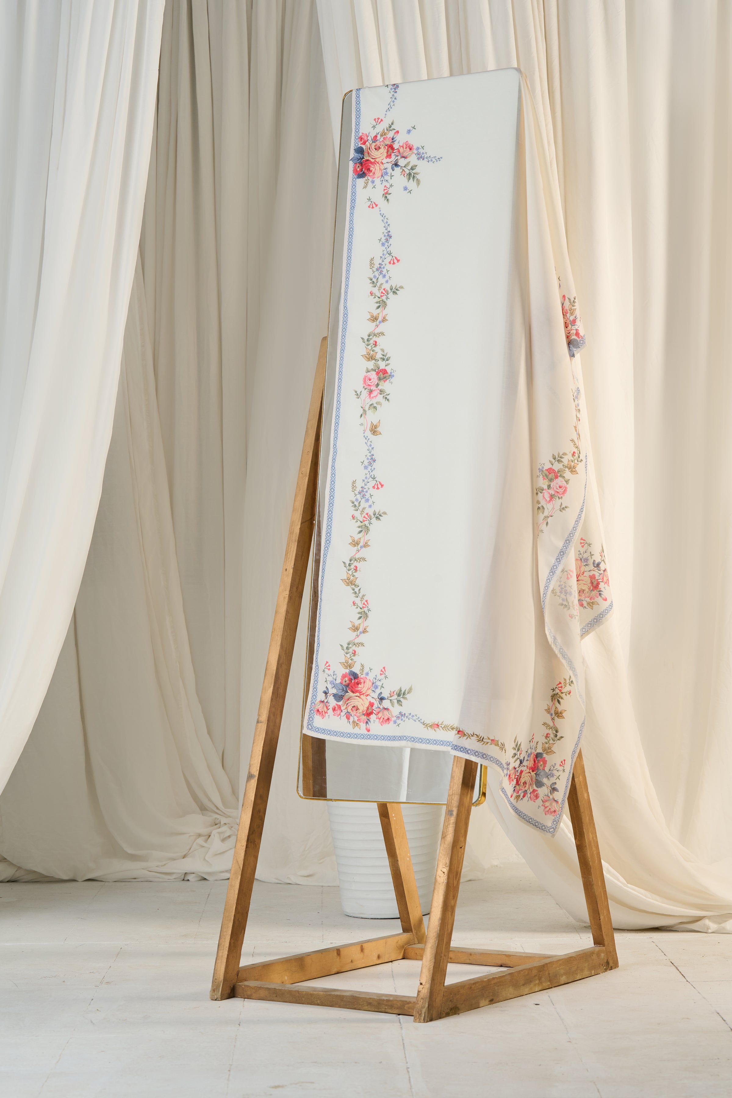 French Rose Dupatta - cocoon-pk