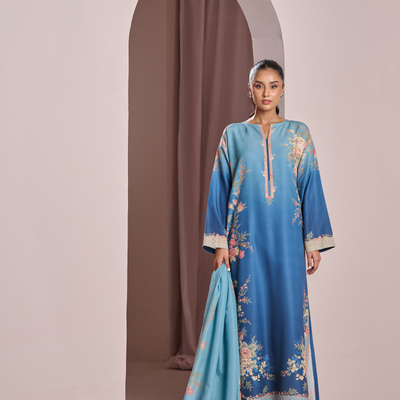 BLUE ROSE KAFTAN  | 2-Piece