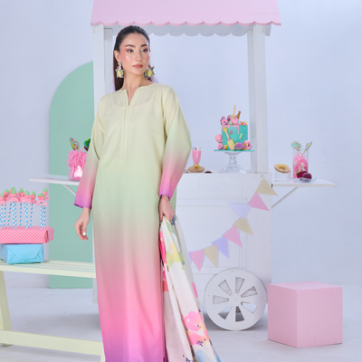 Spring Ombre Dupatta