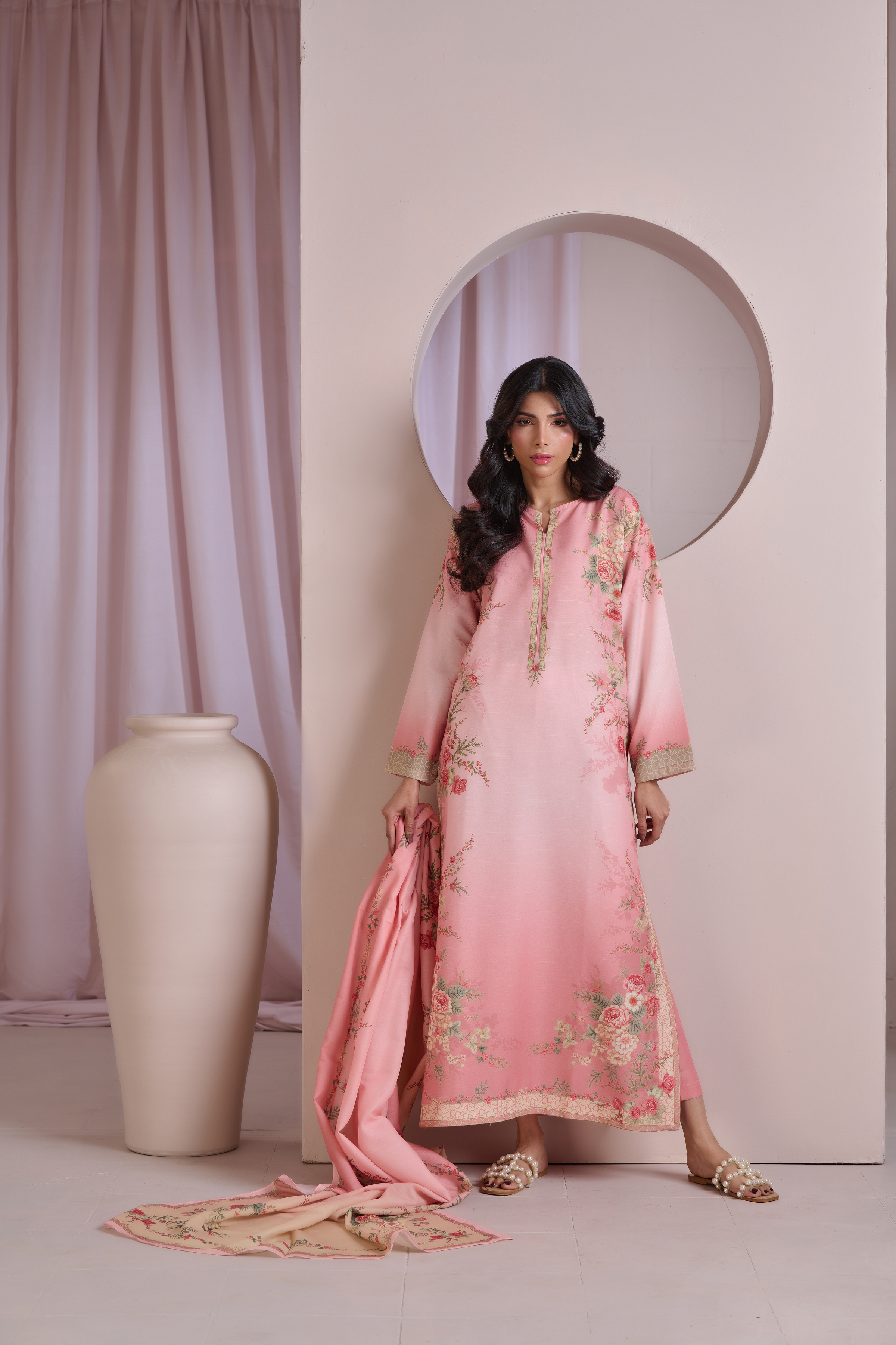 Blush Rose Kaftan | 2-Piece - cocoon-pk