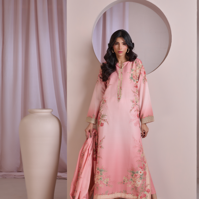 Blush Rose Kaftan | 2-Piece