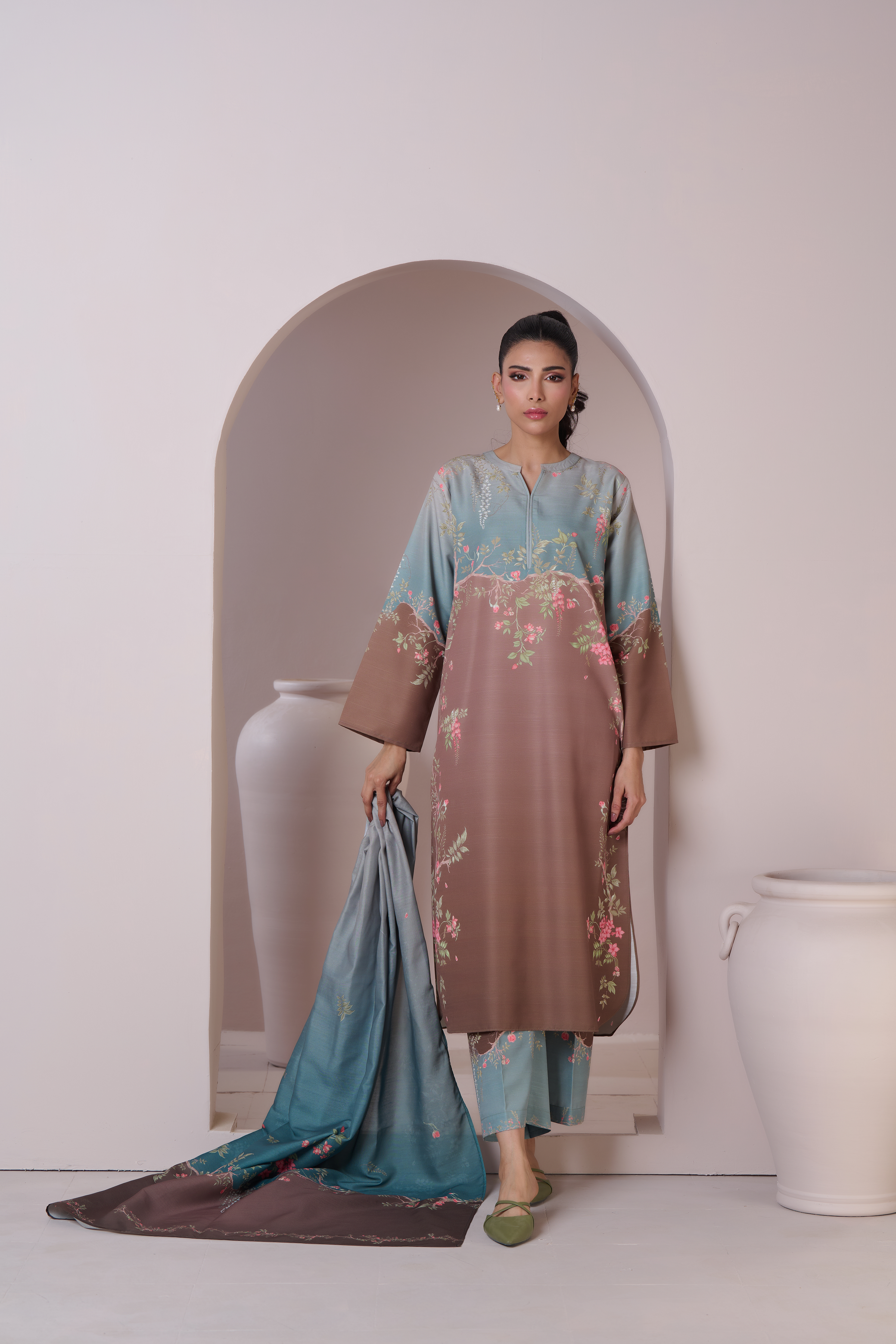 Coco Menta Dupatta - cocoon-pk