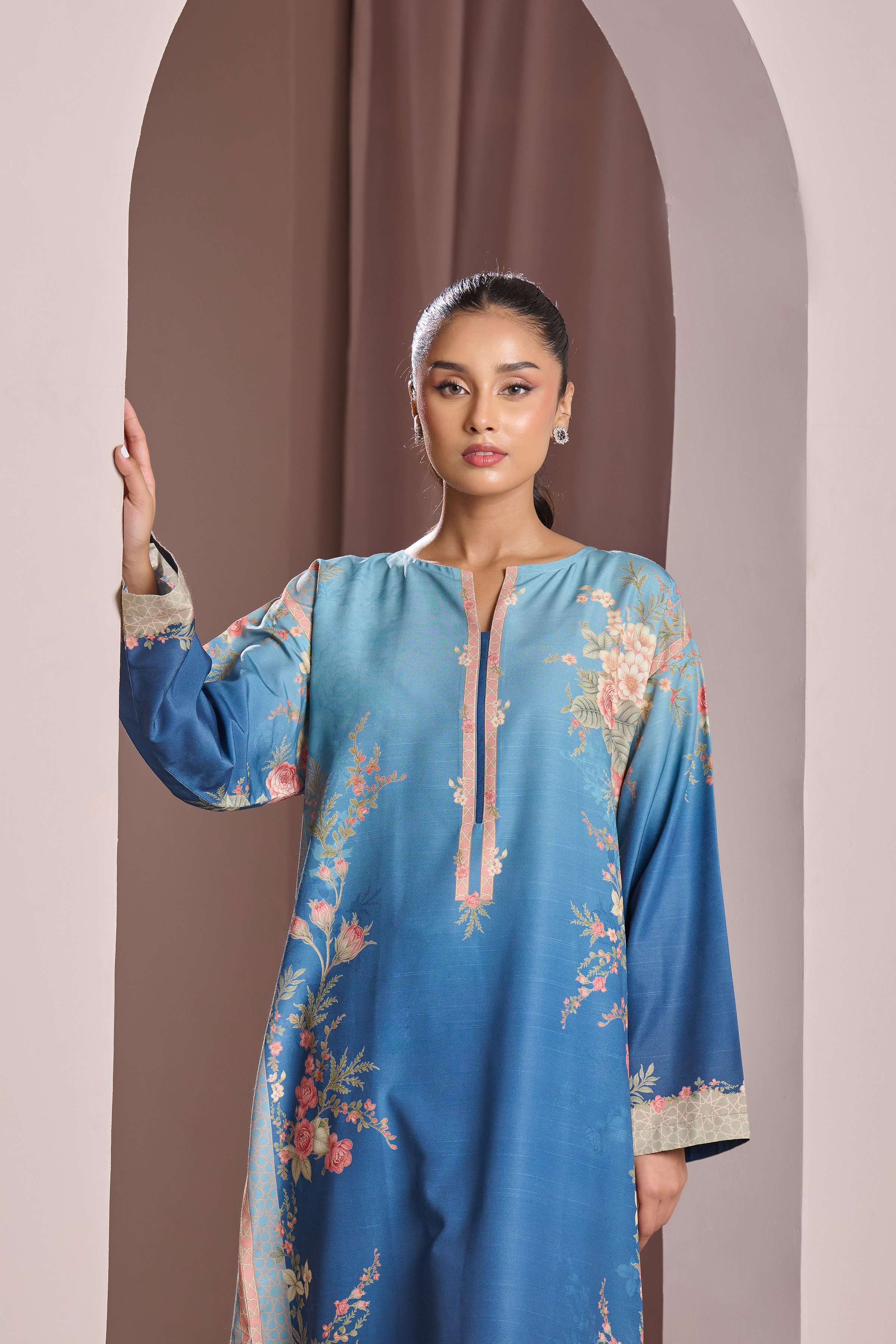 BLUE ROSE KAFTAN  | 2-Piece
