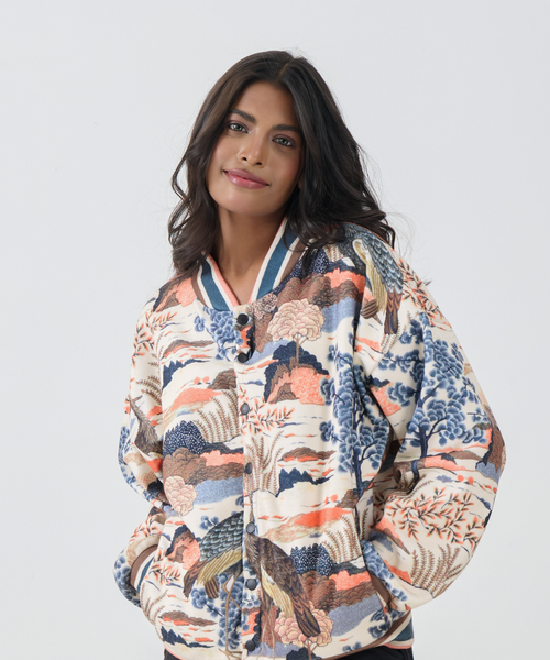 Button Down Bomber Jacket (Landscape)