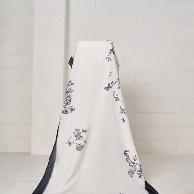 Noir Blossom Dupatta