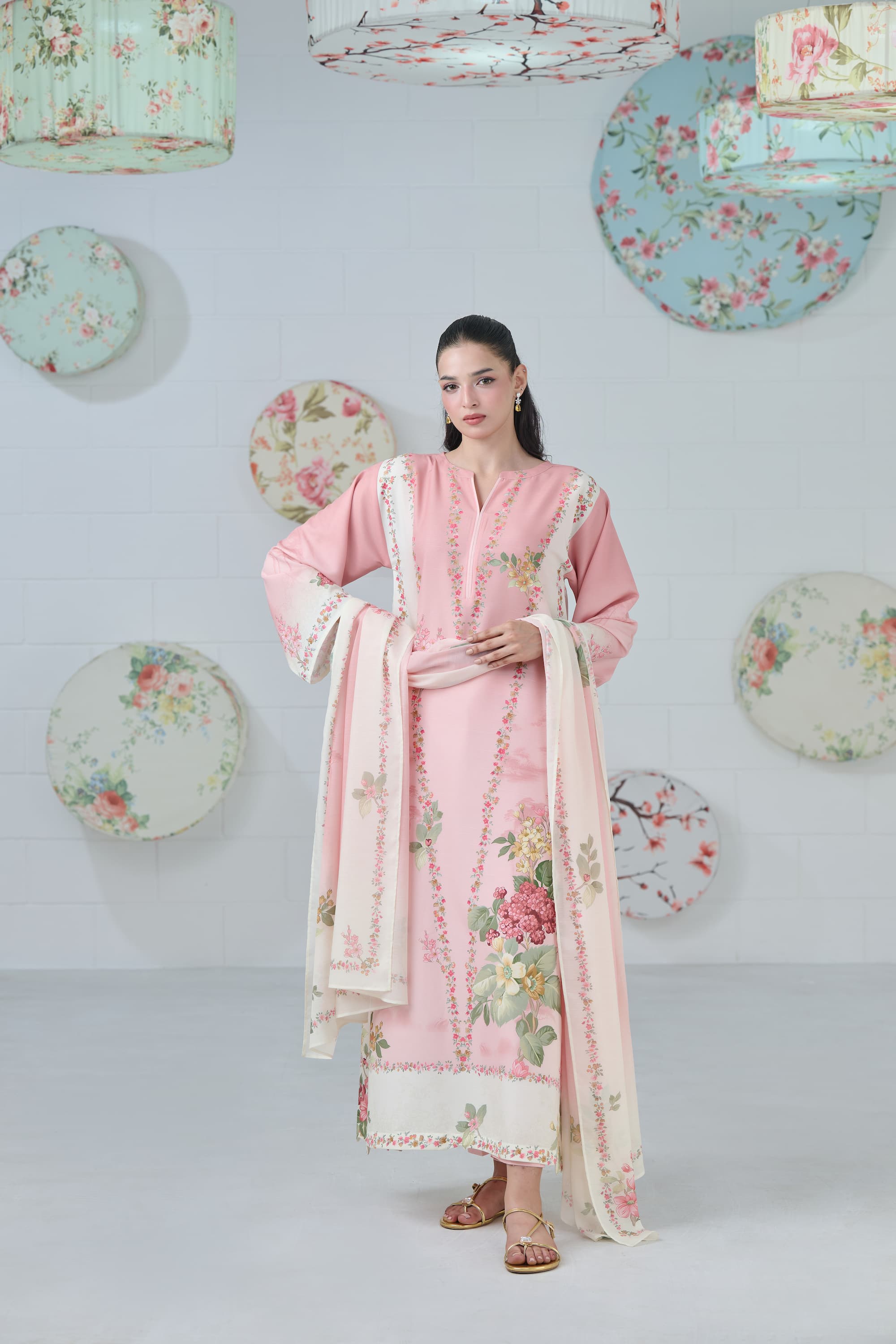 Roselle Kaftan 2-Piece