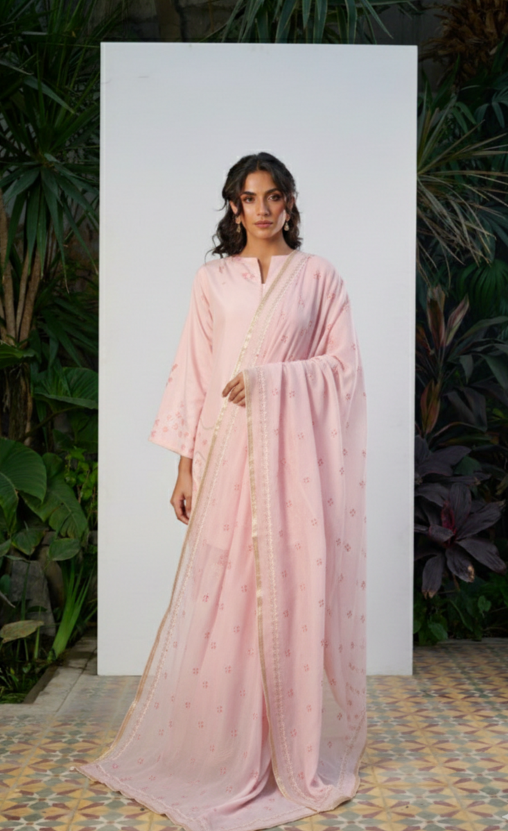 Rose Mist Dupatta